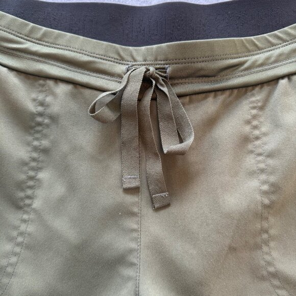 Greys Anatomy By Barco Spandex Stretch Olive Scrub Pants L Adjustable Drawstring - Picture 3 of 9
